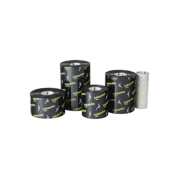 Armor Usa Inkanto AWX FH Resin Enhanced Wax Ribbons, 110mm W x 450m L, Black, 12 Rolls/Case T65109IO - main